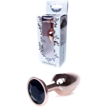 Анальна пробка із кристалом BOSS of TOYS Boss Series - Jewellery Red Gold PLUG Black S, BS6400111: Для кого унісекс