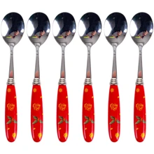 Набір чайних ложок Lefard Christmas Delight 6х12 см (985-135): Найменування Набор чайных ложек