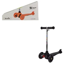 Самокат Scooter черный (SC20101): Количество колес 3