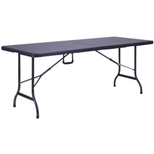 Стол складной AMF Форд RZK-180 180/90x75x74 пластик Rattan Black (514744): Конструкция Портативный, Раскладной