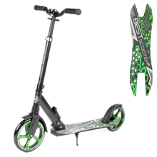 Самокат Best Scooter черно-зеленый (70875): Количество колес 2