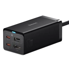 Зарядное устройство Baseus Wall Charger GaN5 Pro HDMI+USB-C+2хUSB 67W Black with USB-C Cable (CCGP110201): Особенности Power Delivery (PD), Быстрая зарядка, USB-C