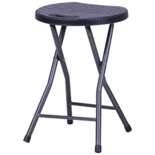 Табурет складной AMF Сеат YC-035 пластик Rattan Black (514748): Тип табуретка