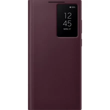 Чехол для телефонов Samsung Smart Clear View Cover Burgundy (EF-ZS908CEEGRU) for Samsung S908 Galaxy S22 Ultra: Совместимость Samsung S908 Galaxy S22 Ultra