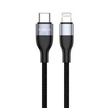 Кабель MJEMS Cable USB-C to Lightning Fast Charging 1.2m Black (US-SJ330): Тип USB-C - Lightning