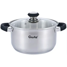 Кастрюля Gusto Preto 24 см 5.5 л (GT-1104-24): Тип Традиционная