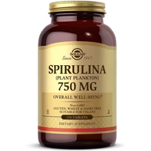 Solgar Spirulina 750 mg 250 tabs: Форма выпуска Таблетки