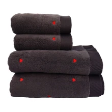 Полотенце HOBBY Lubow/Love Microcotton темно серый 70х140см (331792): Тип махровое полотенце