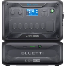 Зарядна станція Bluetti AC300 3000W + Home Battery Backup B300K 2764.8Wh: Ємність акумулятора, Вт/год 2764.8