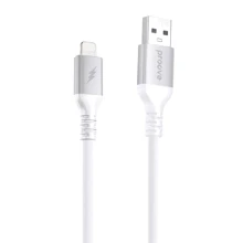 Кабель Proove USB Cable to Lightning ReGen Silicone 2.4A 1m White (CCRS15001102): Тип USB Cable - Lightning