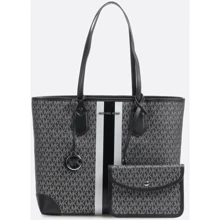 Жіноча сумка шоппер Michael Kors LG TOTE темно-сіра (30F2SV0T3V023): Стать Женский