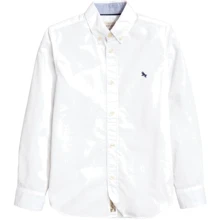 Рубашка H&M 2911-3258736 170 см белая: Тип Рубашки