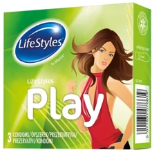 LifeStyles латексні презервативи PLAY 3шт: Тип Для натуральних відчуттів