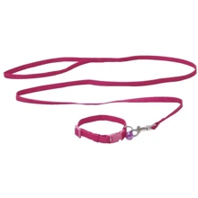 Набор ошейник и поводок Croci Mini розовый (C5079662): Производитель Croci