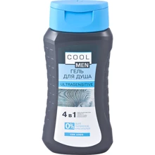 Cool Men Ultrasensitive Гель для душа 250 ml: Назначение Очищение