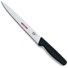 Кухонний ніж Victorinox 16см з черн. ручкою (5.3803.16B): Лезо нержавіюча сталь