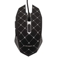 Мышь Greenwave GM-3262 (R0015165) Black: Интерфейс подключения USB