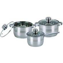 Набор кастрюль Bohmann 06-175-BH (6пр /1.9, 2.6, 3.6л/): Материал корпуса нержавеющая cталь
