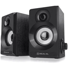 Акустическая система REAL-EL S-200 USB Black: Формат акустики 2.0