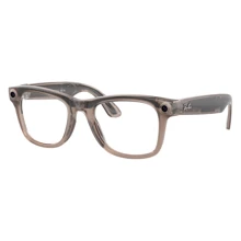 Смарт-окуляри Ray-Ban Meta Wayfarer Shiny Warm Stone- Transitions Clear/Watermelon Red size L (RW4008 6705P5 53-22): Виробник Ray-Ban
