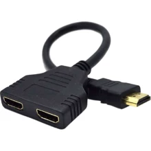 Кабель и переходник Cablexpert HDMI - 2хHDMI (M/F) 0.3 м Black (DSP-2PH4-04): Тип Разветвитель