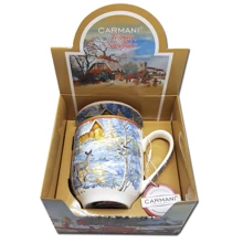 Кухоль Carmani з підставкою Зимовий пейзаж 600 ml (219-9780): Виробник Carmani