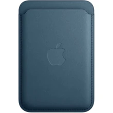 Чохол для iPhone Apple iPhone FineWoven Wallet with MagSafe - Pacific Blue (MT263ZM/A): Колір синий