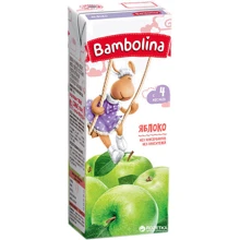 Bambolina сок яблочный 0,2 л (4813538003827): Тип Соки