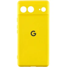 Чехол для телефонов Lakshmi Premium Silicone Case with Logo Full Camera Yellow for Google Pixel 7: Совместимость Google Pixel 7