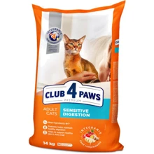 Сухой корм Club 4 Paws Premium Adult cats для взрослых кошек с чувствительным пищеварением 14 кг (4820083909399): Тип Сухой корм