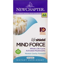 Травы для улучшения памяти New Chapter LifeShield, Mind Force 60 Capsules (NC0241): Форма выпуска Капсулы
