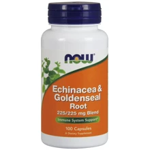 NOW Foods Echinacea & Goldenseal Root Capsules 100 caps: Форма выпуска Капсулы