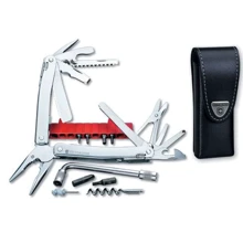 Мультитул Victorinox Swisstool Spirit Plus 105мм/38предметов + коричневый кожаный чехол (3.0238.L): Тип мультитул (многофункциональный инструмент)