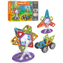 Магнитный конструктор Limo Toy Magnistar 64 детали (LT108): Количество деталей, шт. 64