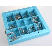 Набор головоломок набор головоломок 10 Metal Puzzle, Blue, голубой (473356): Вид Головоломка