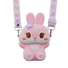 Сумка PRC на плечо Rabbit 12.5x18x5 pink: Тип Сумка