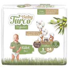 Подгузники детские Baby Turco 5 Junior, 12-25 кг, 24 шт (8682241200061): Тип Подгузники