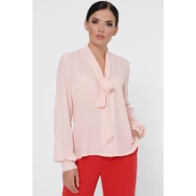 Блуза FashionUp BZ-1781D 44 светло-розовая с длинным рукавом: Сезон Демисезон