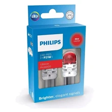 Светодиодная автолампа Philips P21W LED Red Ultinon Pro6000 12В (11498RU60X2): Головной свет Противотуманная