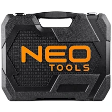 Набор инструментов Neo Tools 10-208 (138 ед., 1/2", 1/4", торцевые головки, ключи, кейс): Назначение набора универсальный