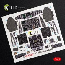 Декаль KELIK для вертолета MH-60K "Black Hawk" (интерьер), (Italeri): Производитель KELIK