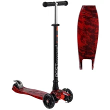 Самокат Best Scooter Maxi бордовый (779-1533): Количество колес 3