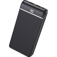 Внешний аккумулятор Hoco Power Bank 20000mAh J59A Famous Black: Количество USB 3