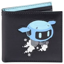 Портмоне Jinx Overwatch Mei Bi-Fold Wallet Black/Blue чорне (JINX-8625): Стать Унисекс