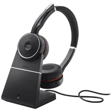 Наушники Jabra Evolve 75 MS Stereo Charging Stand (7599-832-199): Тип конструкции накладные