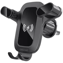 Держатель WUW Car Holder Air Vent Z29 Wireless Charger 15W Black: Производитель WUW