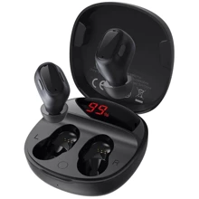 Навушники Baseus Wm01 Plus Black (NGWM010001/NGWM01P-01): Тип конструкції вакуумні