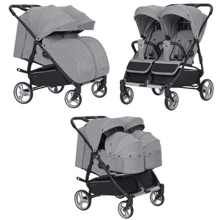 Универсальная коляска 2 в 1 для двойни Carrello Connect Rock Gray (CRL-5502/1 Rock Gray): Тип коляски Коляска для двойни