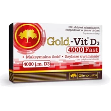 Olimp Gold-Vit D3 4000 Fast вітамін D3 30 таблеток: Тип Витамин D