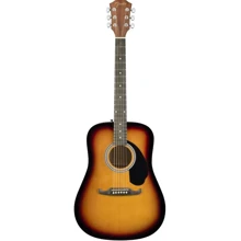 Акустическая гитара Fender FA-125 WN Dreadnought Acousric Sunburst: Тип Акустическая гитара